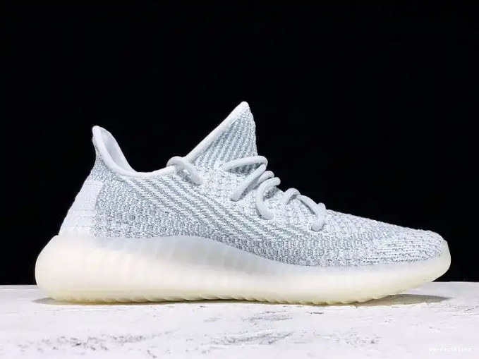 White Adidas Reflective Boost FW5317 Yeezy 350 V2 Cloud 0501